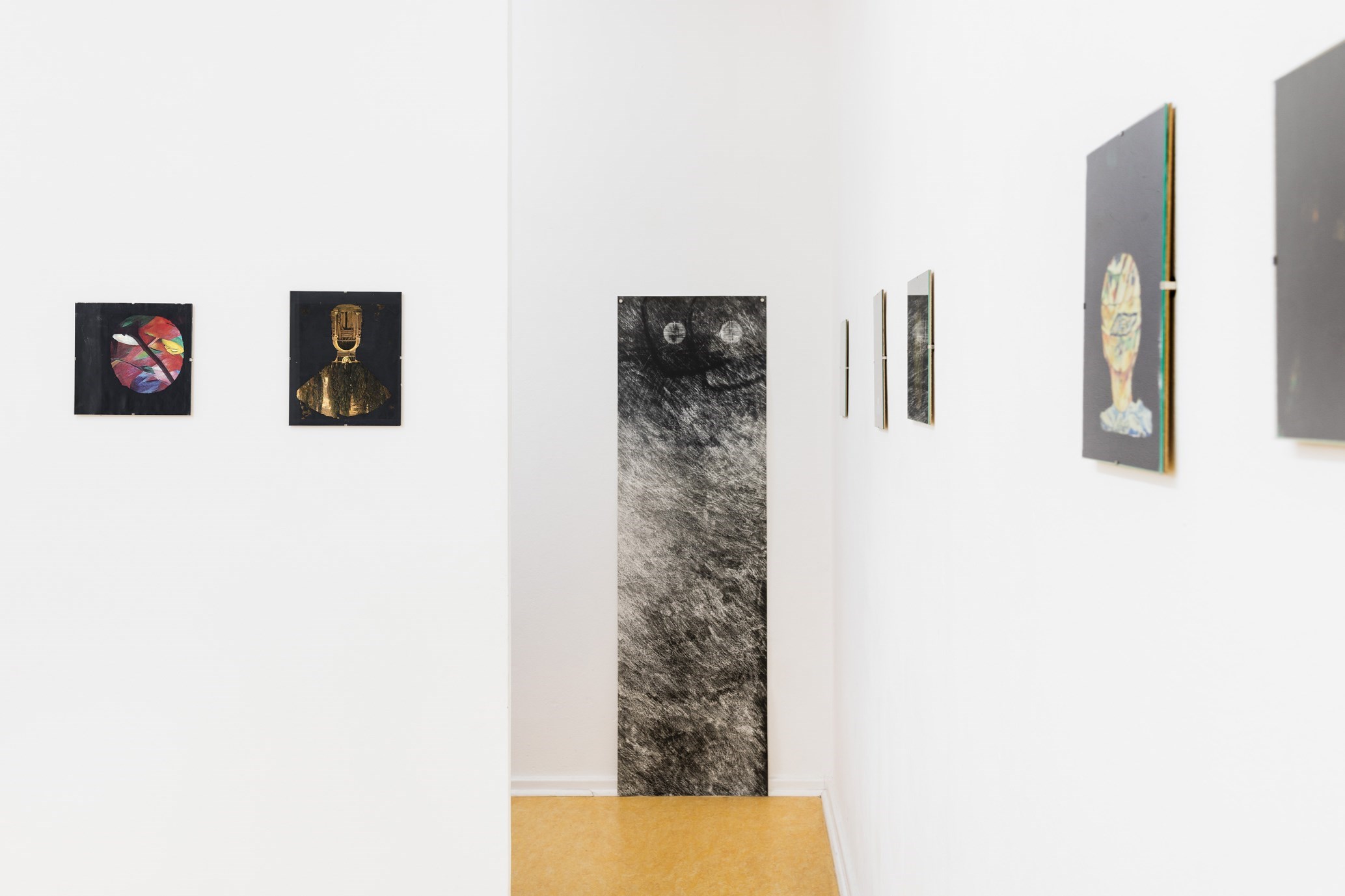 Installation view, I've looked at clouds ..., KM, Berlin, 2020<br /><br />Photography: Stefan Haehnel