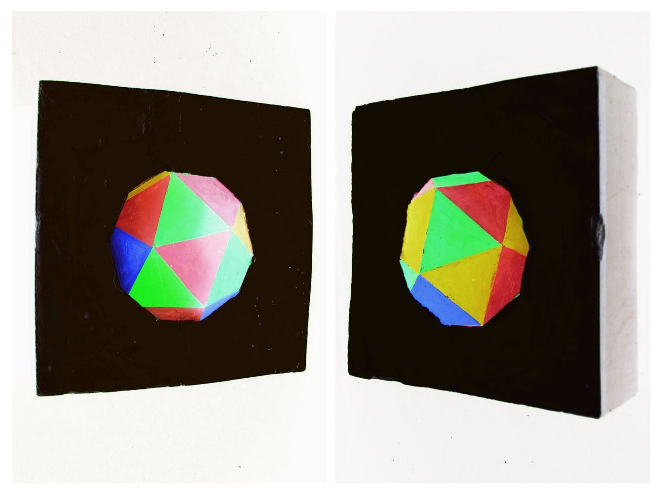 Ikosaeder, 2 x 45cm x 30cm, C-print, 2012