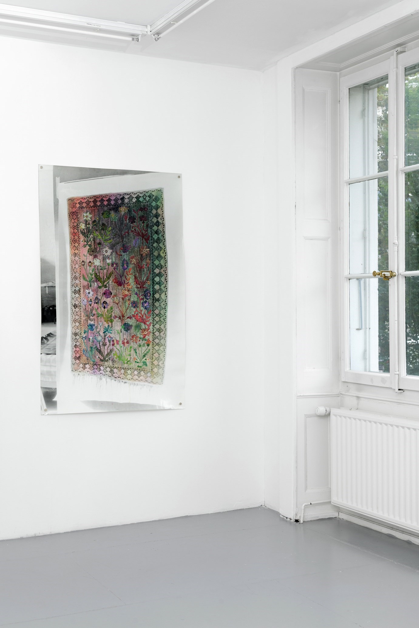 Tapisserie/Polenteppich<br />ca. 130 cm x 90 cm, colored silver gelatin print, 2014<br /><br />Photography: Aurélien Mole<br />