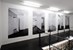 Rohbaucollage, 5 x 210cm x 140cm, black & white prints, 2009<br />Installation view Galerie Barbara Wien, Berlin