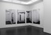 Rohbaucollage II, 4 x 210cm x 140cm, black & white prints, 2011<br />Installation view Carl Freedman Gallery, London