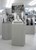 Vitrine (persische Flasche), 175 cm x 50 cm x 50 cm; <br />Vitrine (Vase), 175 cm x 60 cm x 60 cm; <br />Vitrine (Florian und Georg), black & white prints and wood, 2011