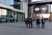 recto/verso 360°, video, 7 min. 23 sec., 2017<br />installation view Caprona, big screen Focal Point Gallery, Southend, UK