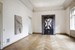 negative cinema, 160 cm x 100 cm, papier mâché and wood, 2009; niche/two rods, 304 cm x 204 cm, b& w prints on wood<br />Installation view Villa Merkel